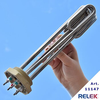 Elpatronelement 1000W 2,7W/cm² R50 IL=275mm OE-31 rostfritt