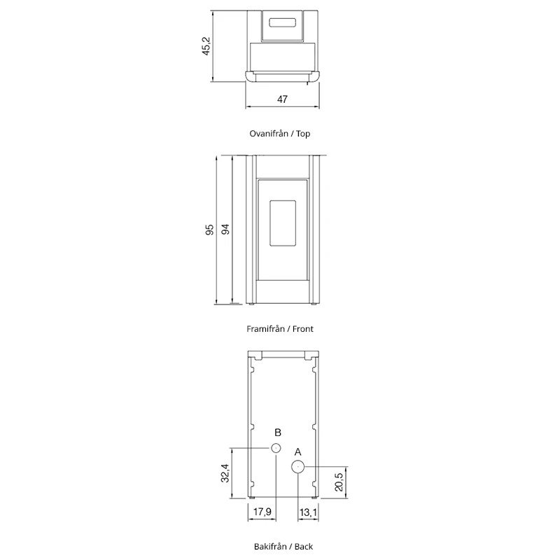 Pelletskamin SWEET³ 7 KW - 4
