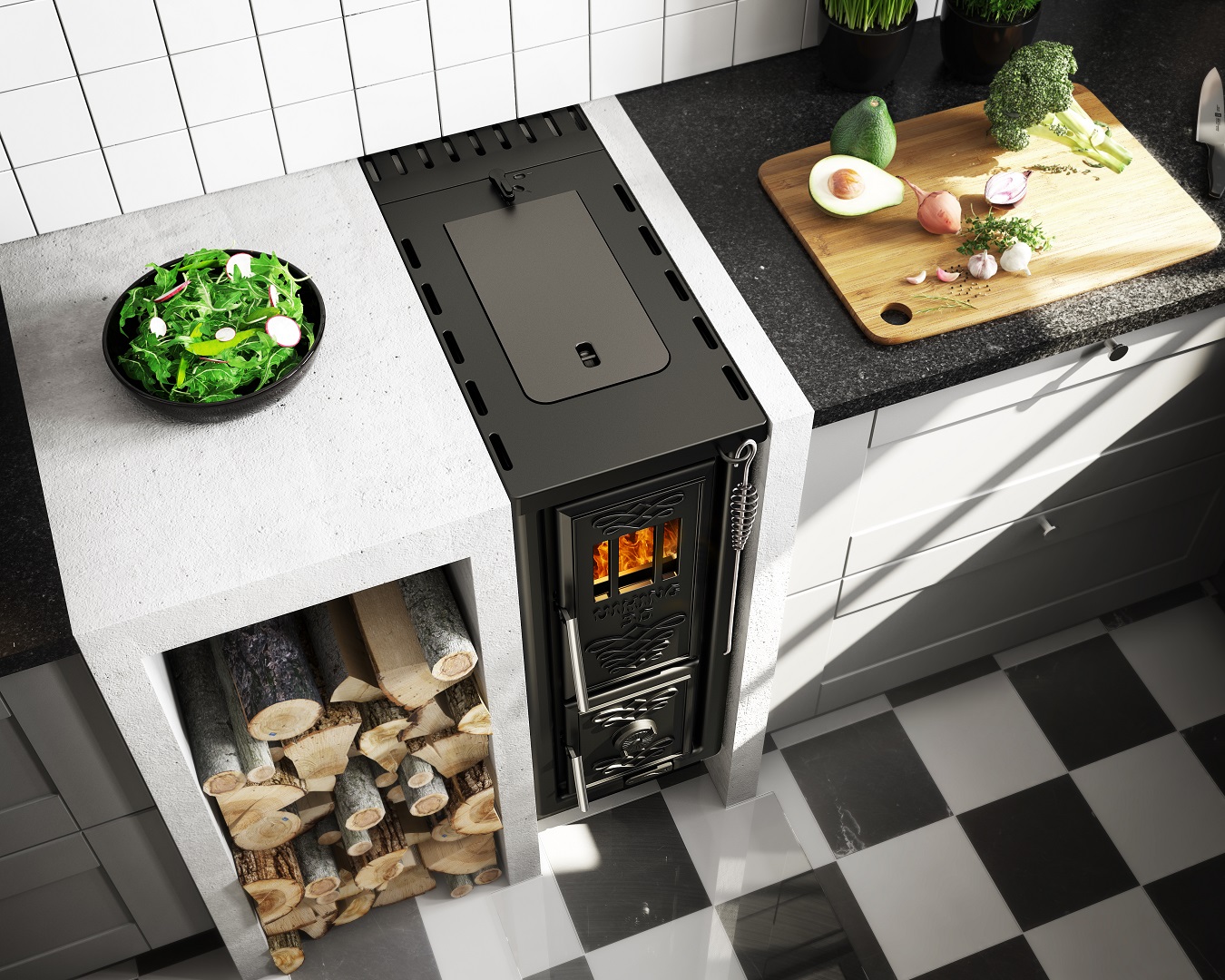 JOSEF DAVIDSSONS VIKING 30 – SMALSPIS I GJUTJÄRN - TOPPANSLUTEN - 2
