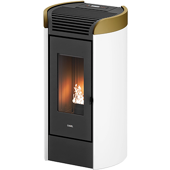 Pelletskamin FENICE 11 KW - Vit