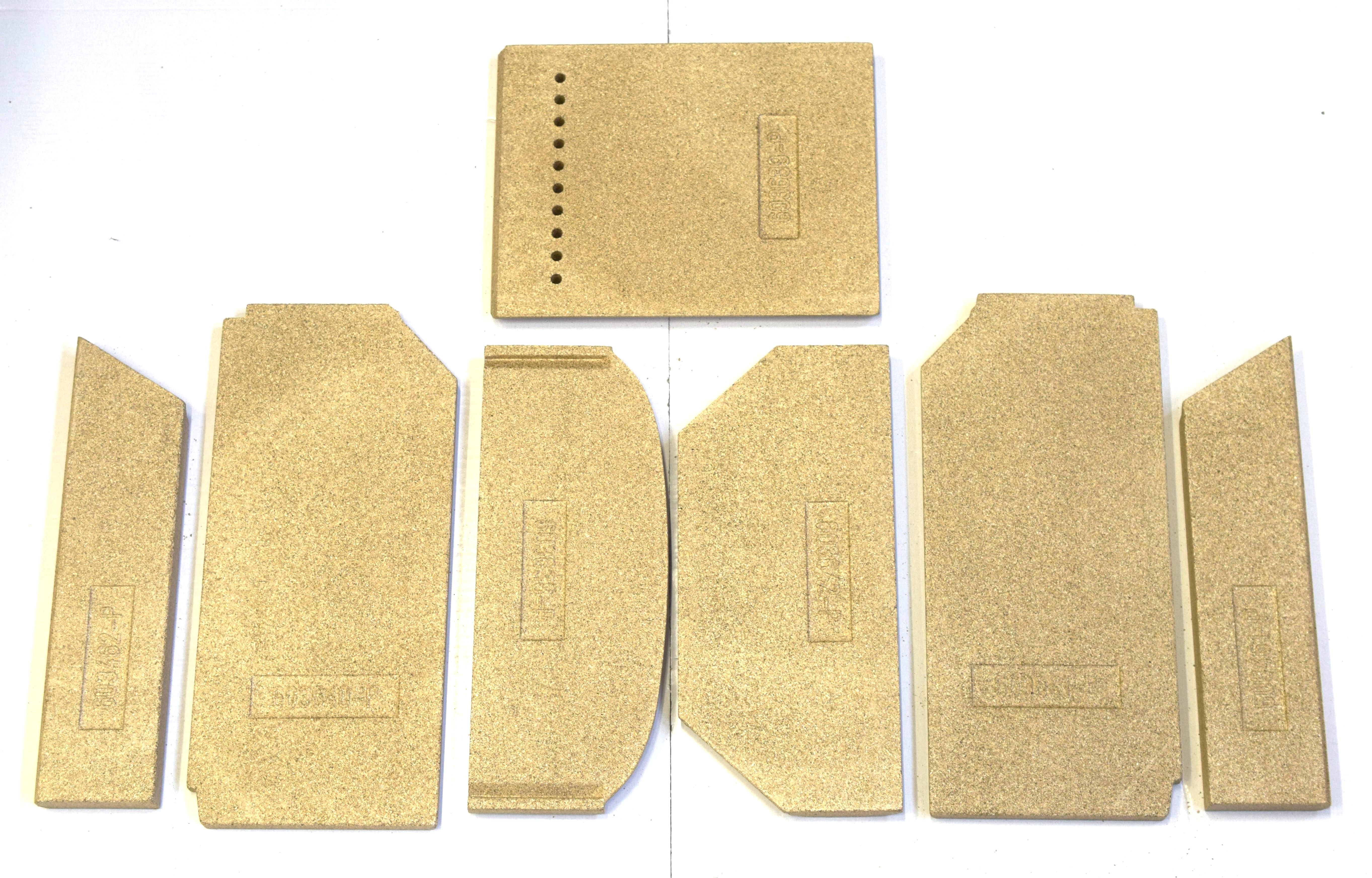 Vermiculitset till Contura 810/820/870 (utan främre rökplatta) - 2