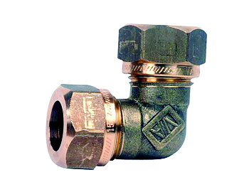 VA Klämkoppling. Vinkel 22mm