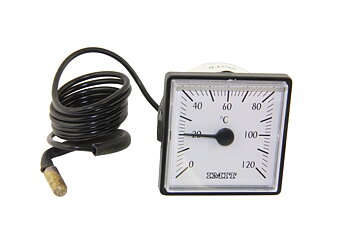 Termometer, fyrkantig design