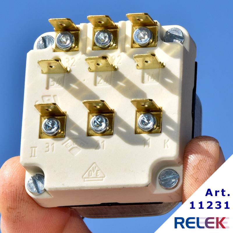 Termostat 30-90°C 3-pol EGO 3-stegs med växlande kontakter - 2