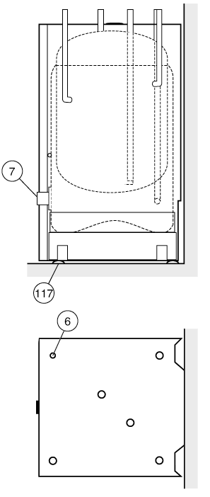 PLASTGAVEL FÖR FRONT.RES.D. - 2