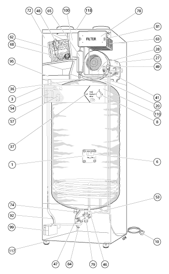 SIGNALLAMPA GUL	 - 2