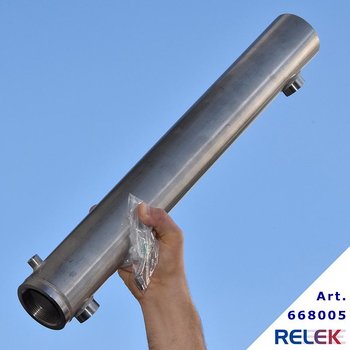 Elkassett oisolerad, rf, Max 5 bar, 2x3/4" uttag, L=320mm
