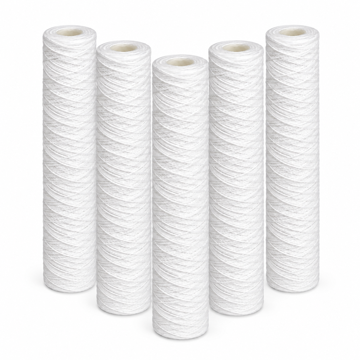 PP Stringfilterpatron 20 tum 20 mikron - 5 Pack -