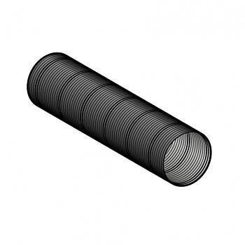 Galvaflex svart Ø60 mm