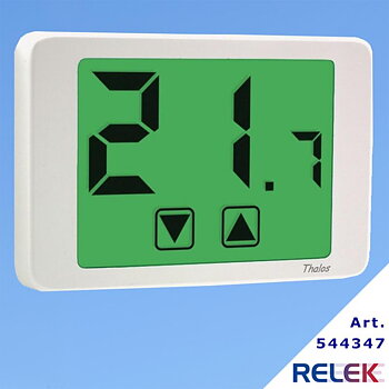 Rumstermostat THALOS, touch, pekskärm, 230V