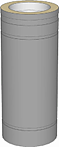 RÖRMODUL 500 130mm (Isol. 60mm) Grå