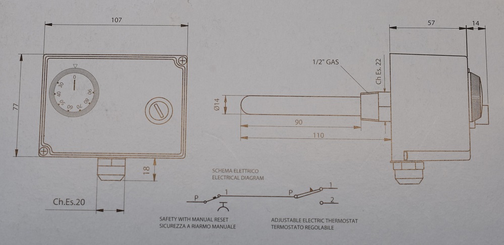 Dubbeltermostat - 2