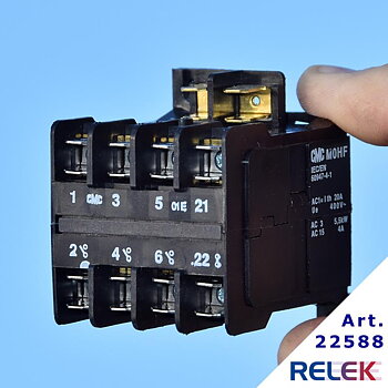 Kontaktor MOHF-01E 3sl+1br, Manöversp. 230V AC