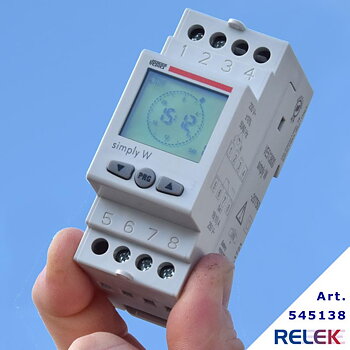 Tidur Vemer SIMPLY W, Veckoprogram, display, enkel install