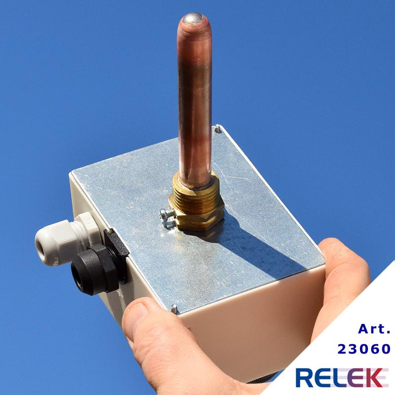 Dubbeltermostat 0-90°C med överhettningsskydd R15 - 2