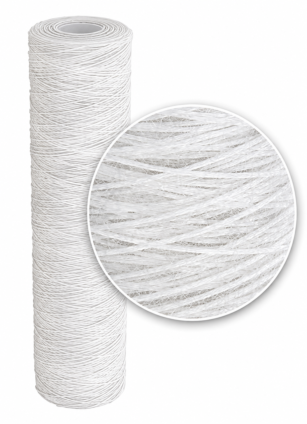 PP Stringfilterpatron 10" 5 mikron - 10 pack- - 2
