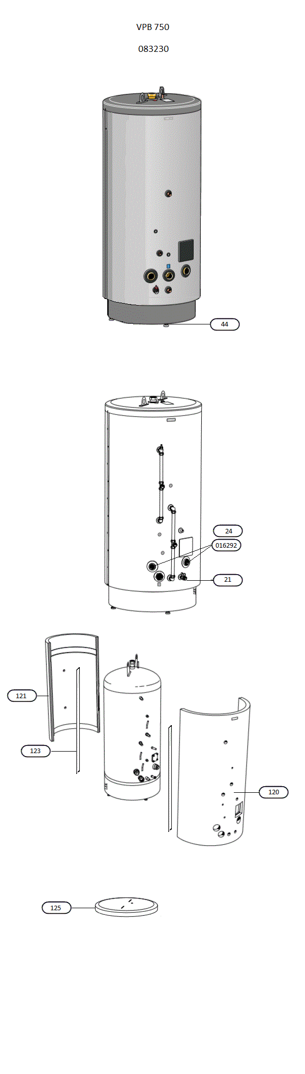KONTAKTDON MED PACKNING SKRUV	 - 2