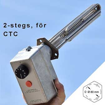 Elpatroner, 2-stegs, 30-90 ° C CTC