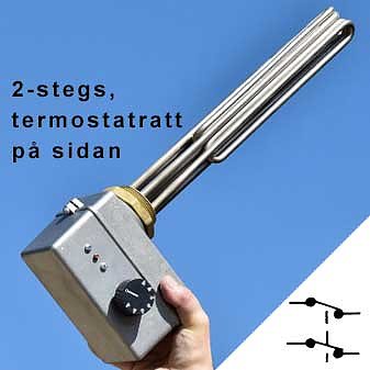 Elpatroner, 2-stegs, 30-90 ° C, S