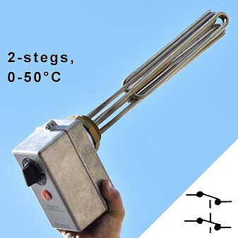 Elpatroner, 2-stegs, 0-50 ° C