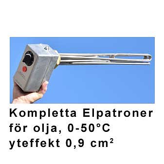 Elpatroner, 0,9-cm², 0-50 ° C