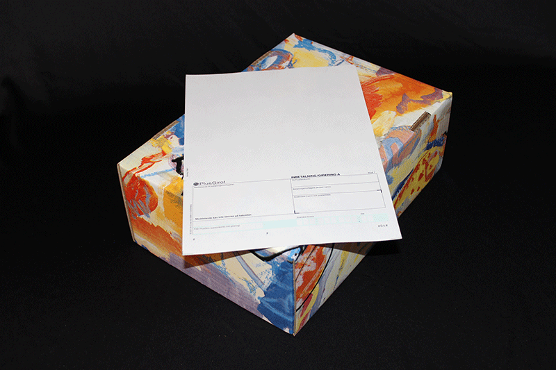 Laserark otryckt med 4" Pg A4 90gr (900-p)