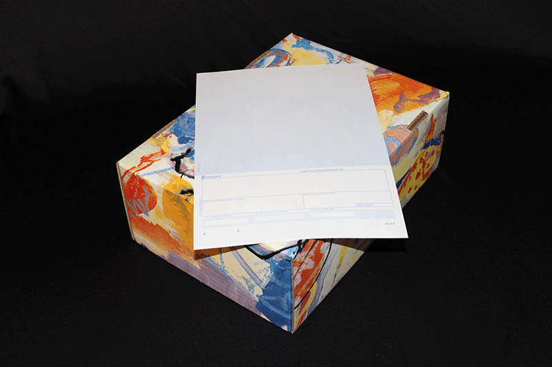 Laserark Blåton med 4" Bg A4 90gr (900-p)