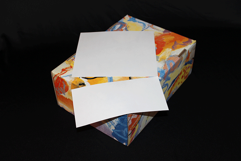 Laserark otryckt med 4" talong A4 90 gr (900-p) - 2