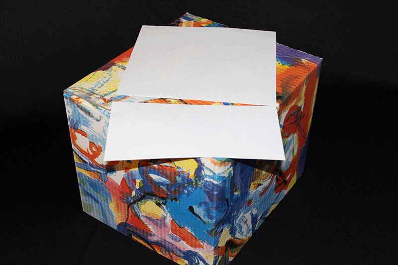 Laserark otryckt med 4" talong A4 90 gr (2000-p)