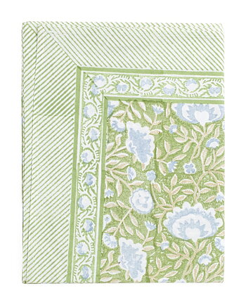 Bordsduk Mathilde - Green/Blue/Beige -150x350