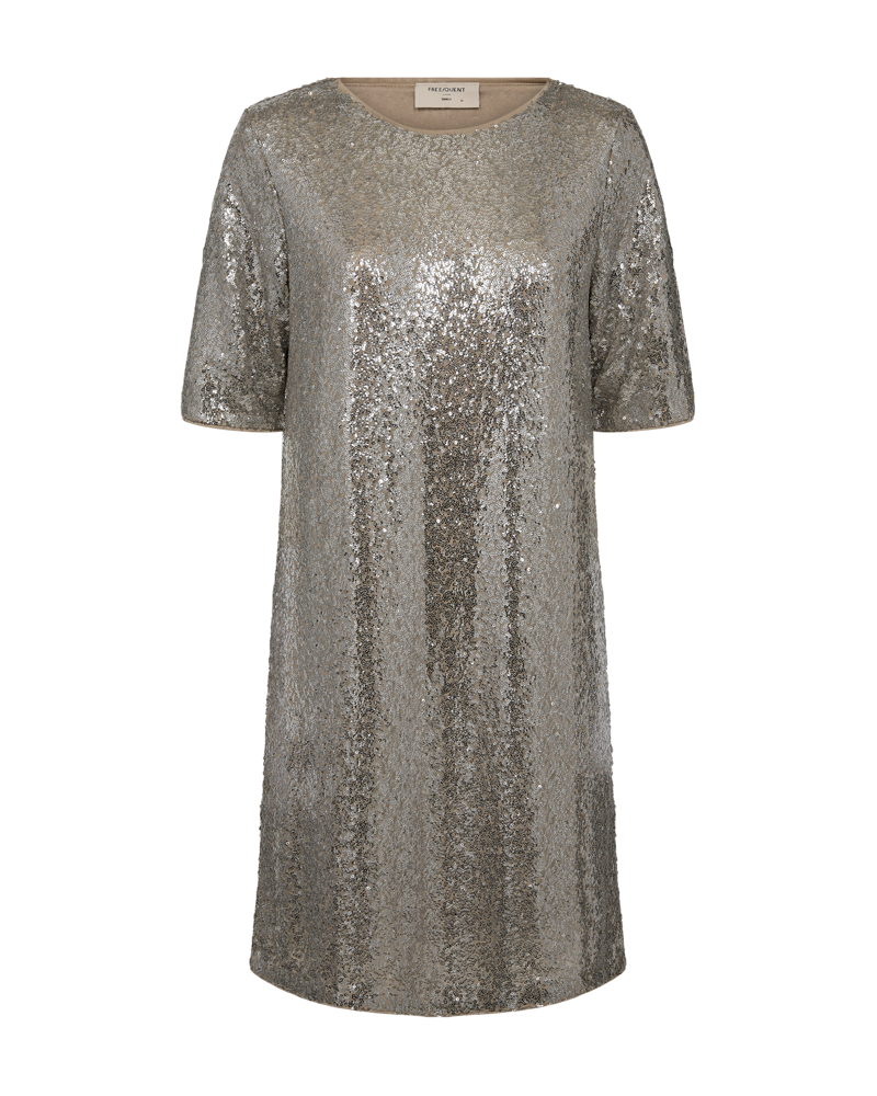 Harper dress - paljetter - silver - 2