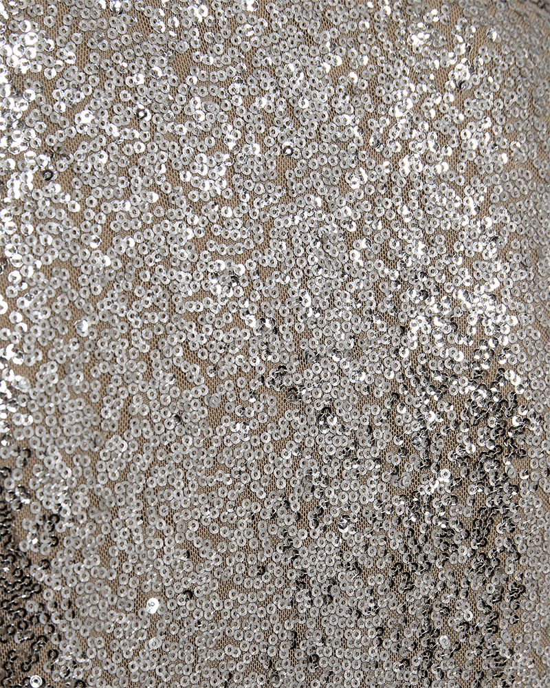 Harper dress - paljetter - silver - 4