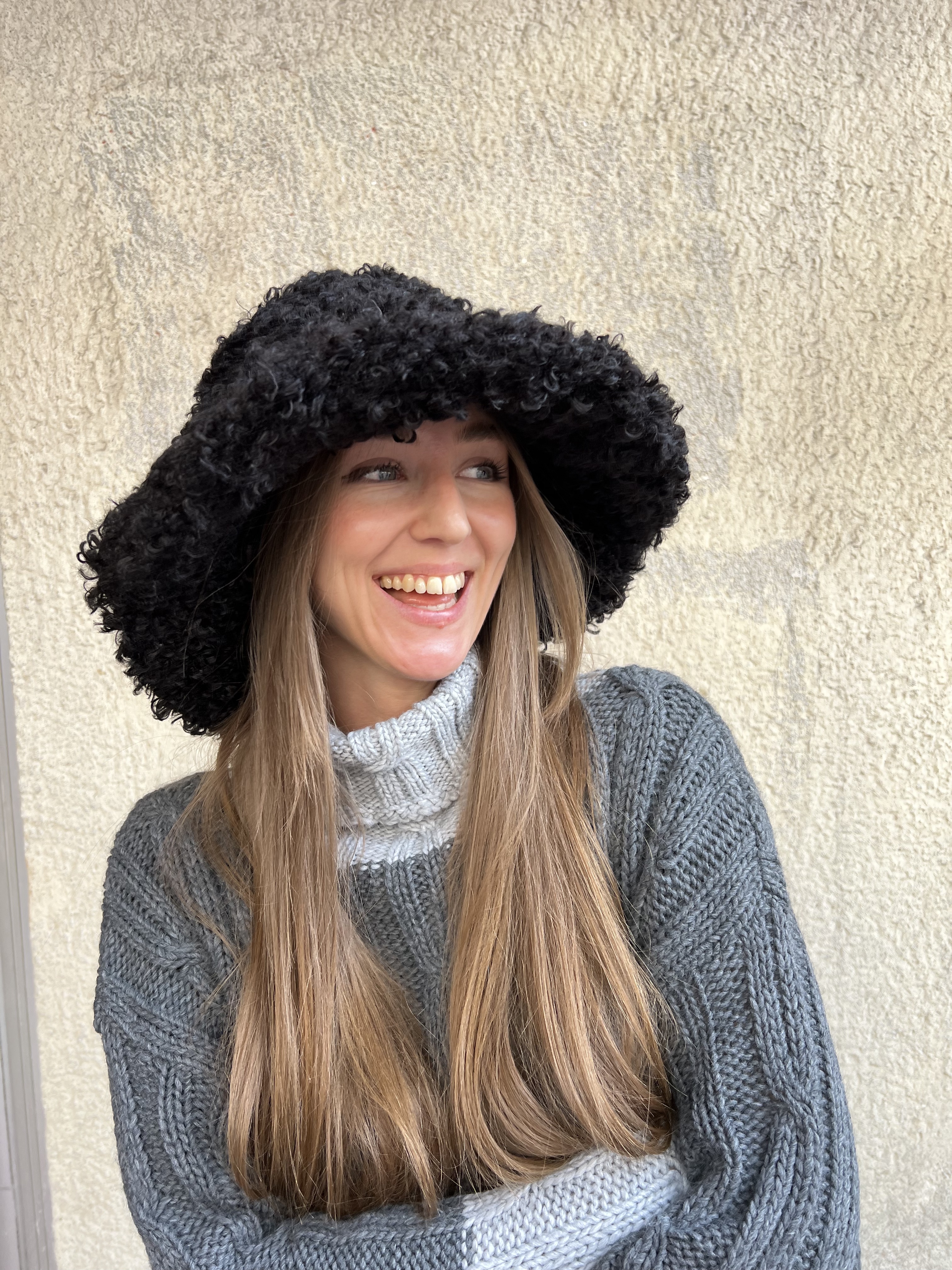 Daisy Faux fur - black - 2