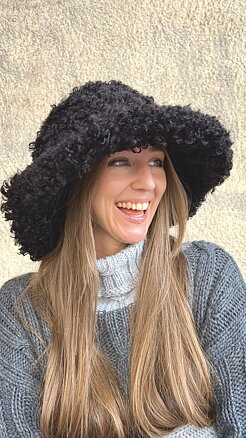 Daisy Faux fur - black