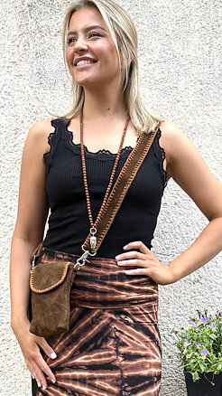 Belle mobil bag brown