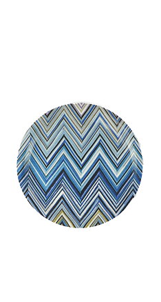 Muggunderlägg ZigZag 4-pack - Blå