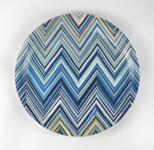Muggunderlägg ZigZag 4-pack - Blå - 3
