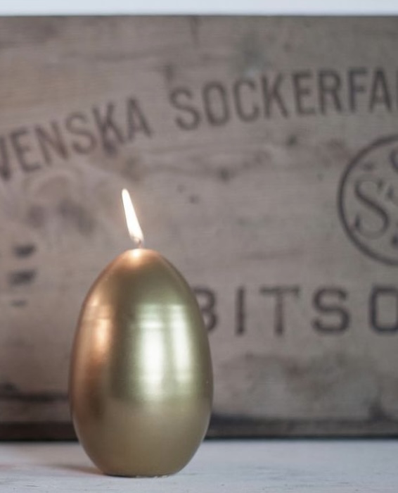 Gåsägg guld metallic 