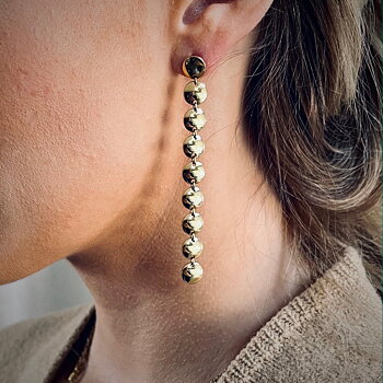CAPRI LONG EARRING GOLD