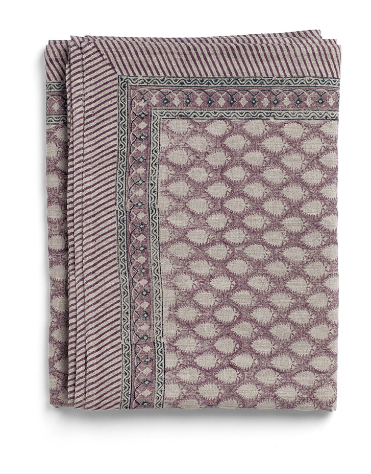 Linneduk | Cypress | Rose | 150x350