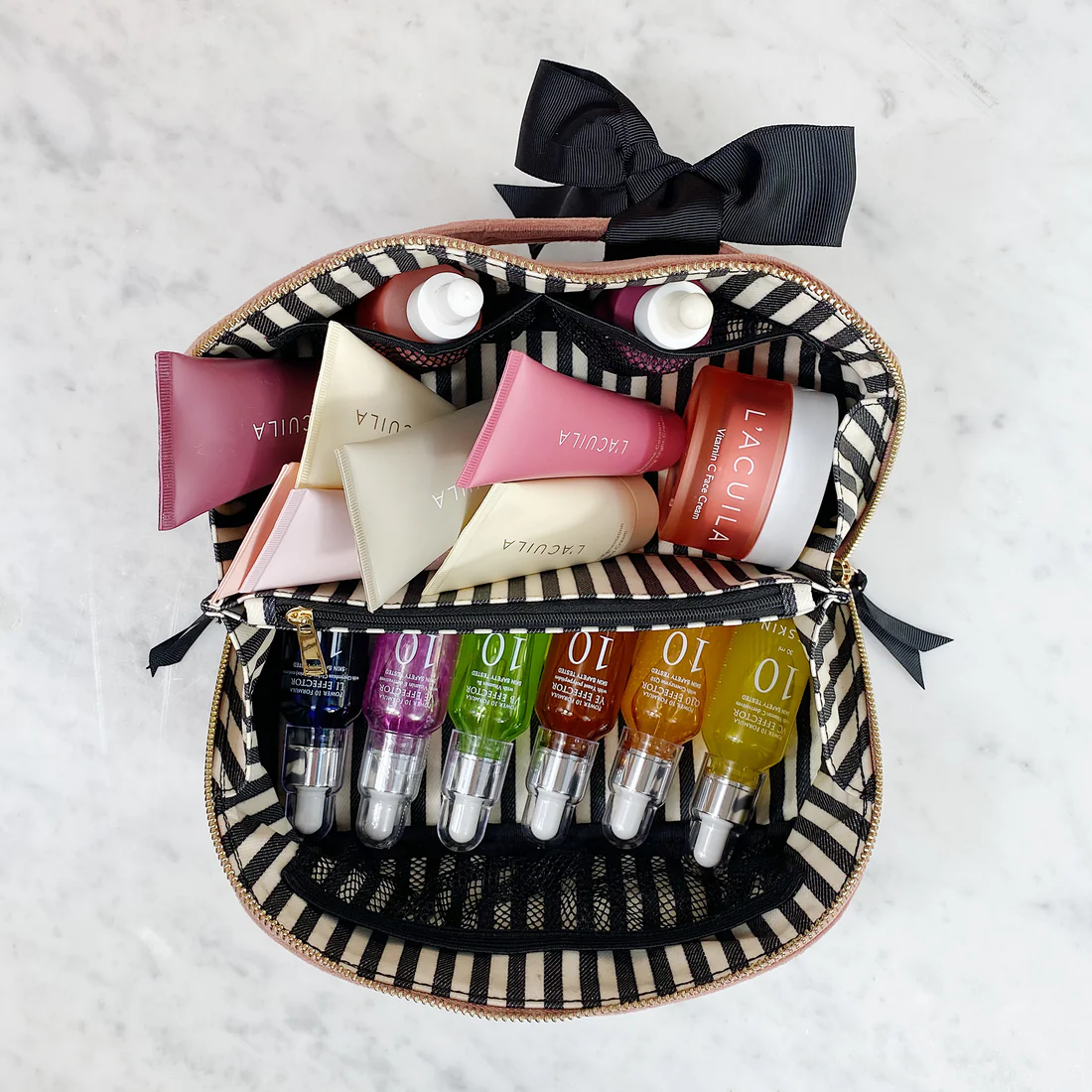 Box Makeup & Toiletry - pink Velvet - 2