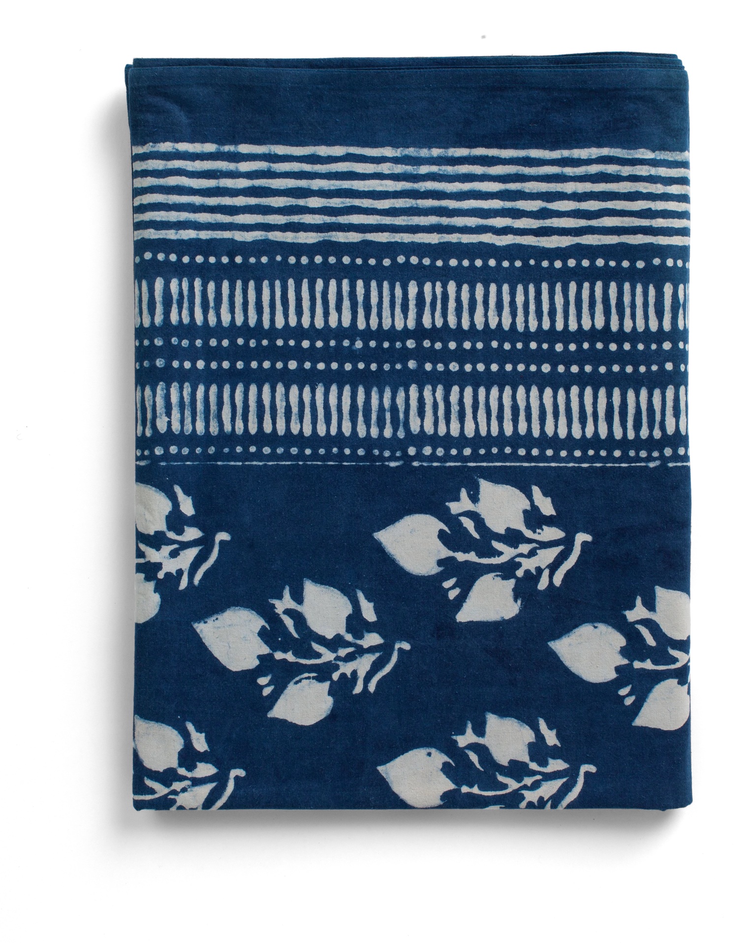 Duk | Indigo Leaf | blue | 150x350