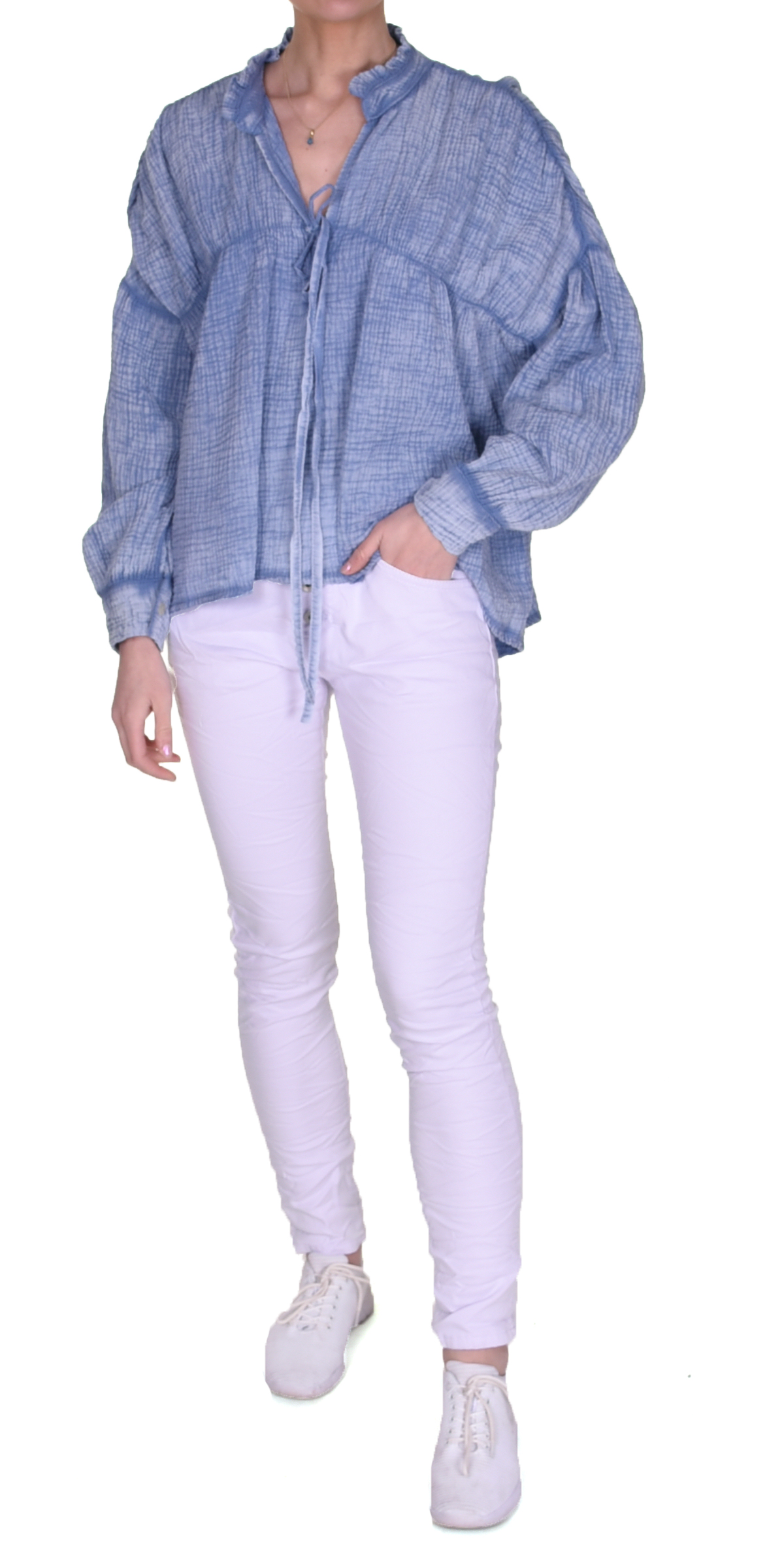 Jeans Lola Oversize | Vit  - 3
