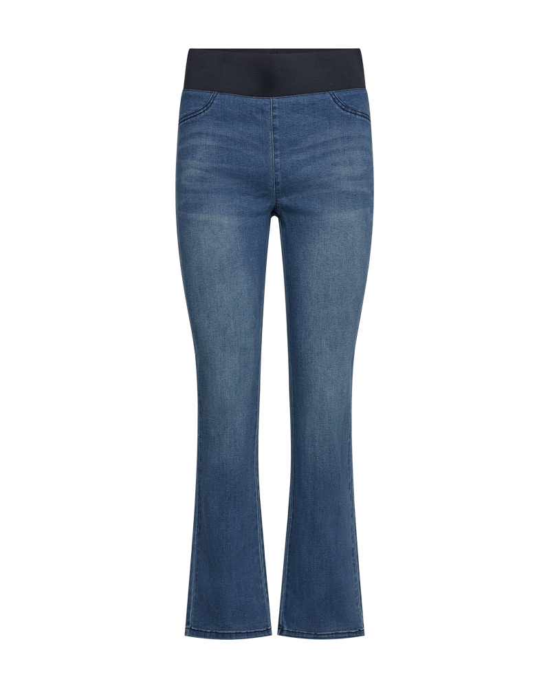 Shantal Flare - medium blue denim
