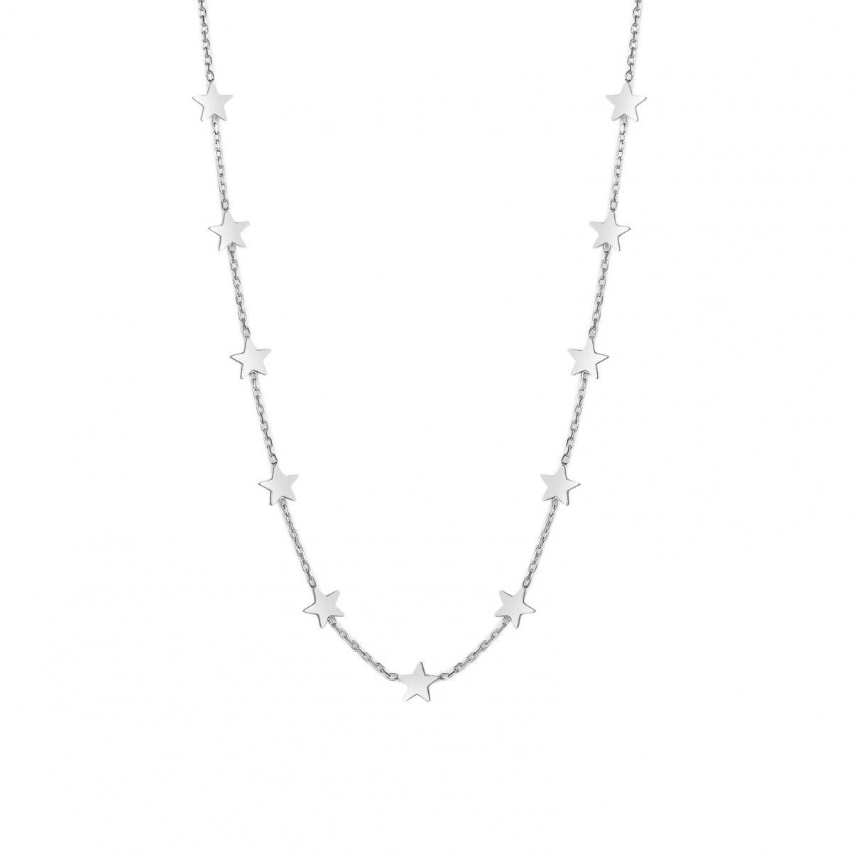 Stars Align Necklace Silver