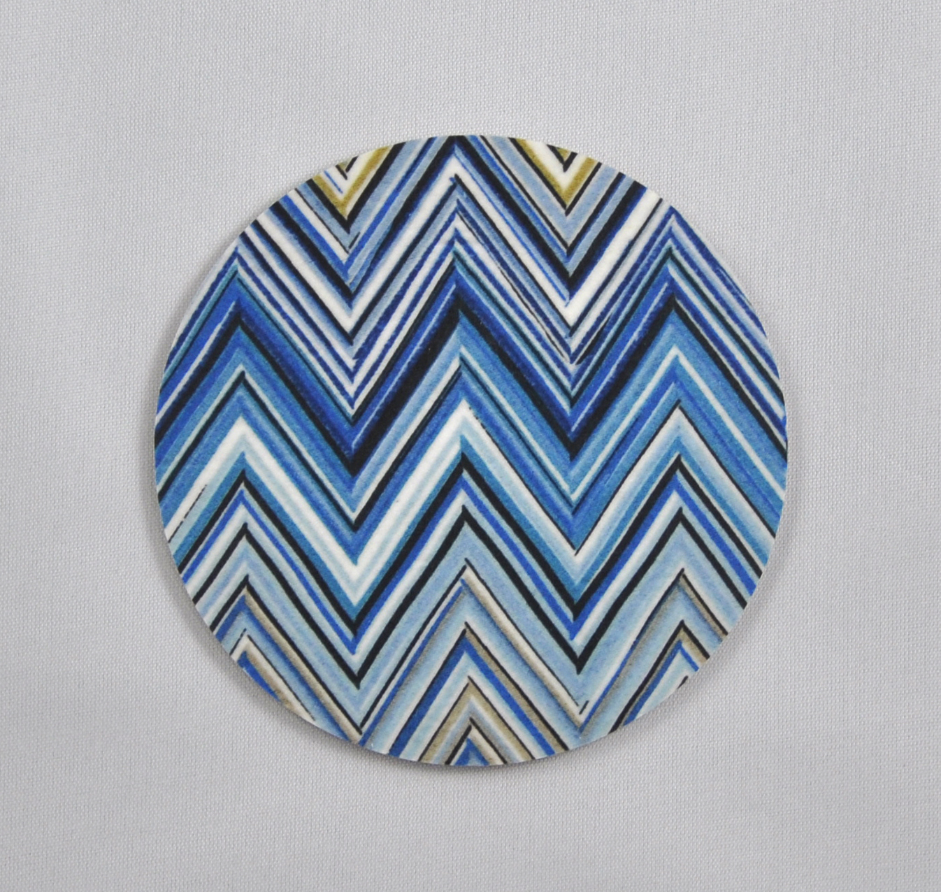 Glasunderlägg ZigZag Blå, 4-pack - 2