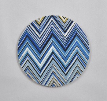 Glasunderlägg ZigZag Blå, 4-pack