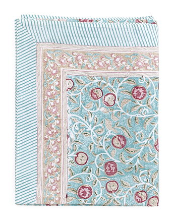 Bordsduk - Apple - Turquoise - 170x270cm