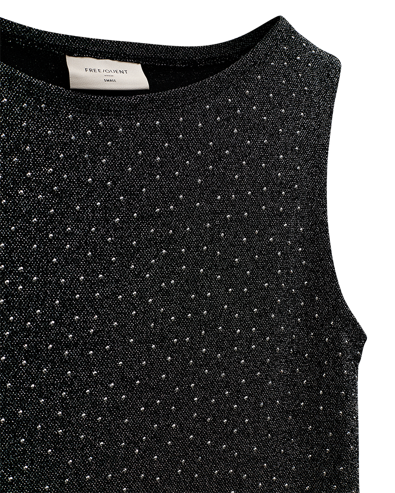 Viska top - Black/silver - 5