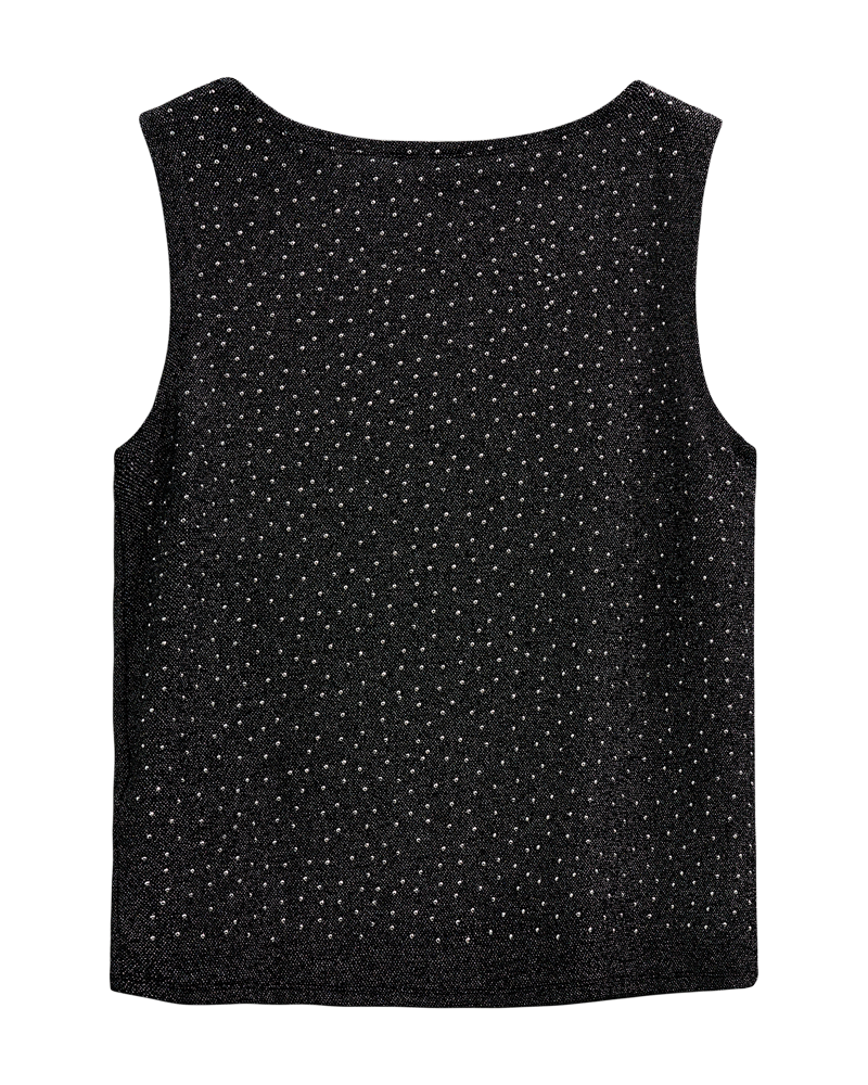 Viska top - Black/silver - 4